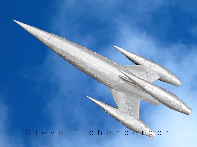 rocket sculpture Steve Eichenberger